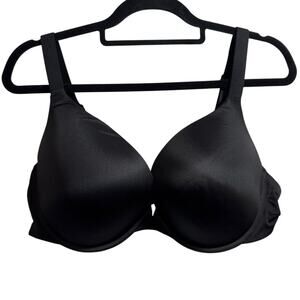 NWOT Dream Fit Women's Size 44D Black Lightly Lined Full Coverage Bra